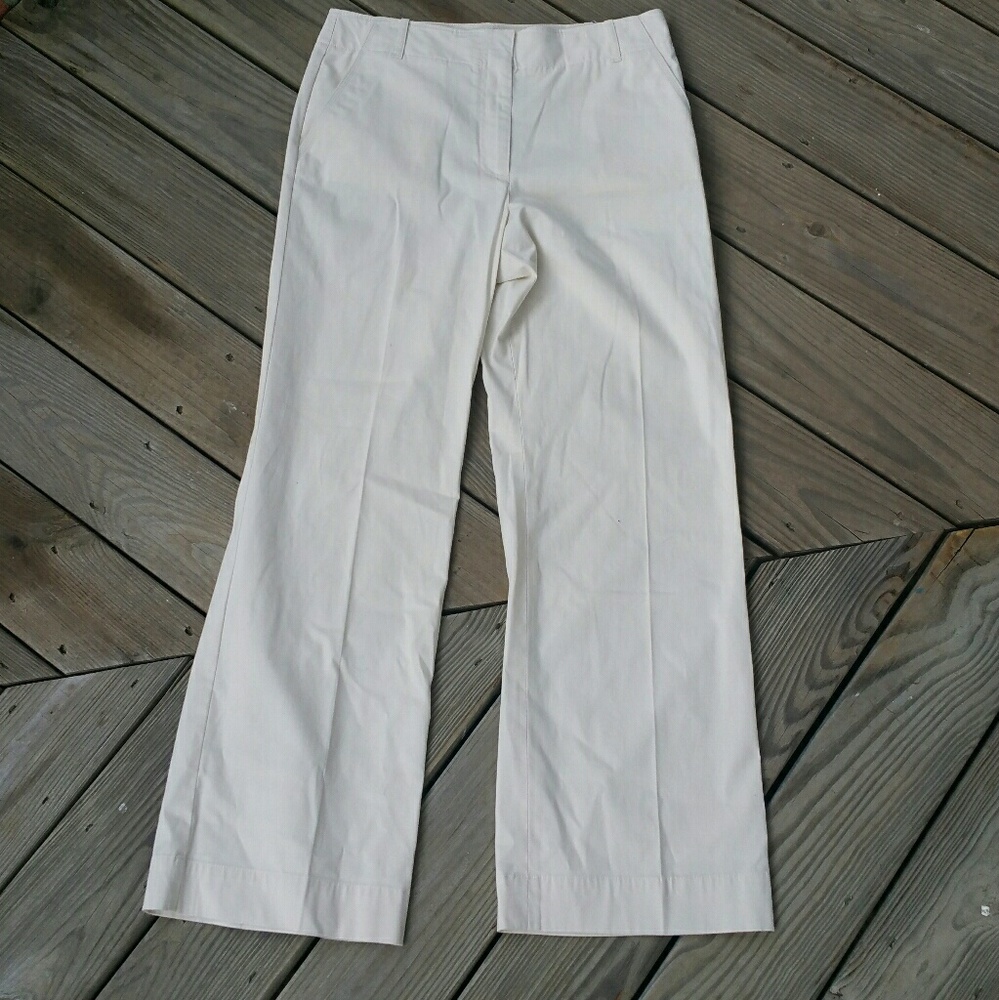 💛Talbots wide leg Chino